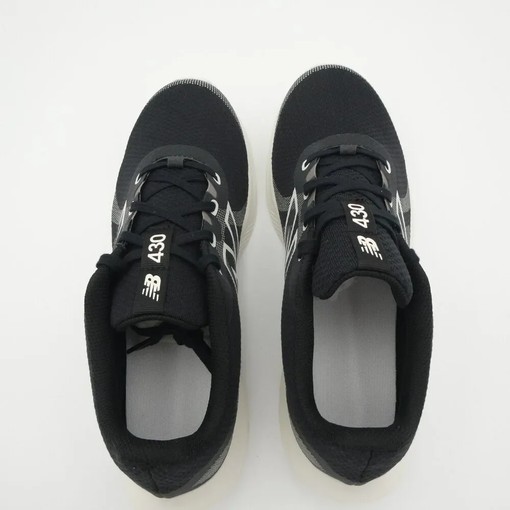 New Balance 430 v4 Women's 10 Men's 8.5 Lightweight Mesh Running Shoes Black